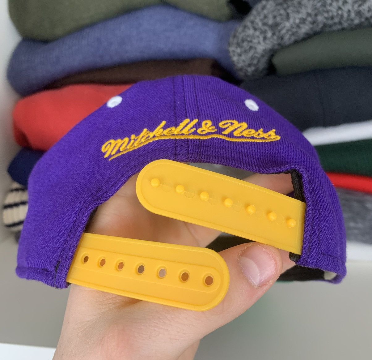 NBA Mitchell & Ness Los Angeles Lakers Cap Hat Size ONE SIZE - 19 Thumbnail