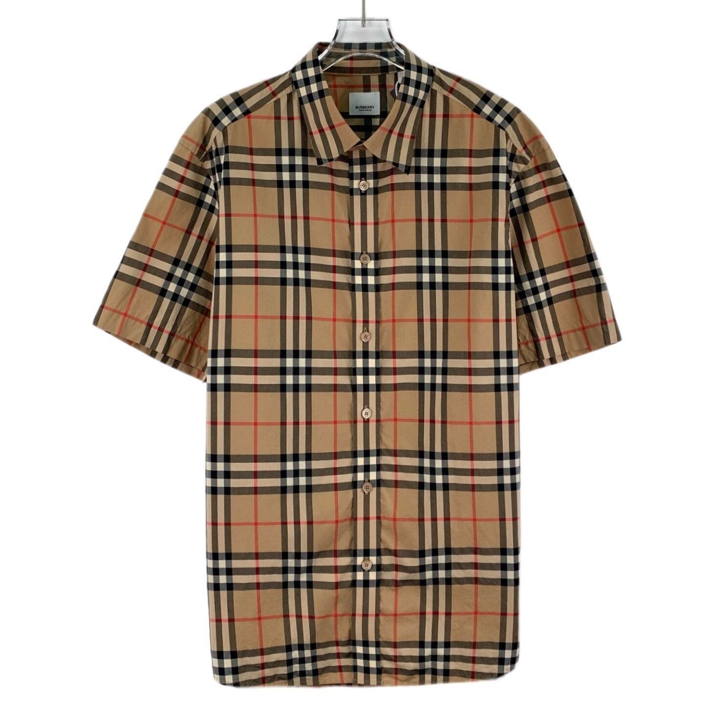 Burberry Burberry Brown Classic Check Cotton Shirt Size US XL / EU 56 / 4 - 1 Thumbnail