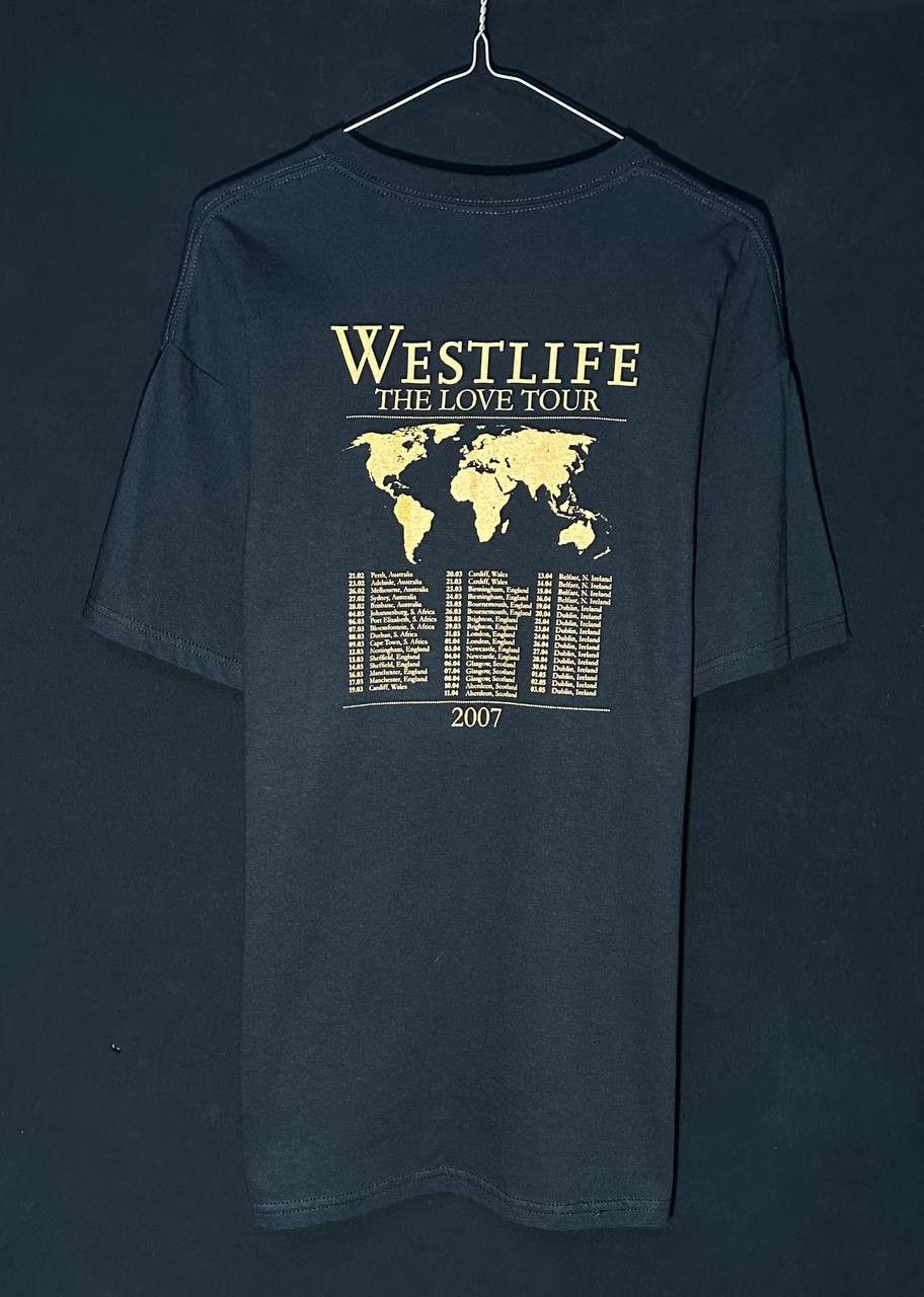 Band Tees × Gildan WESTLIFE The Love Tour 2007 T-Shirt Size US L / EU 52-54 / 3 - 2 Thumbnail