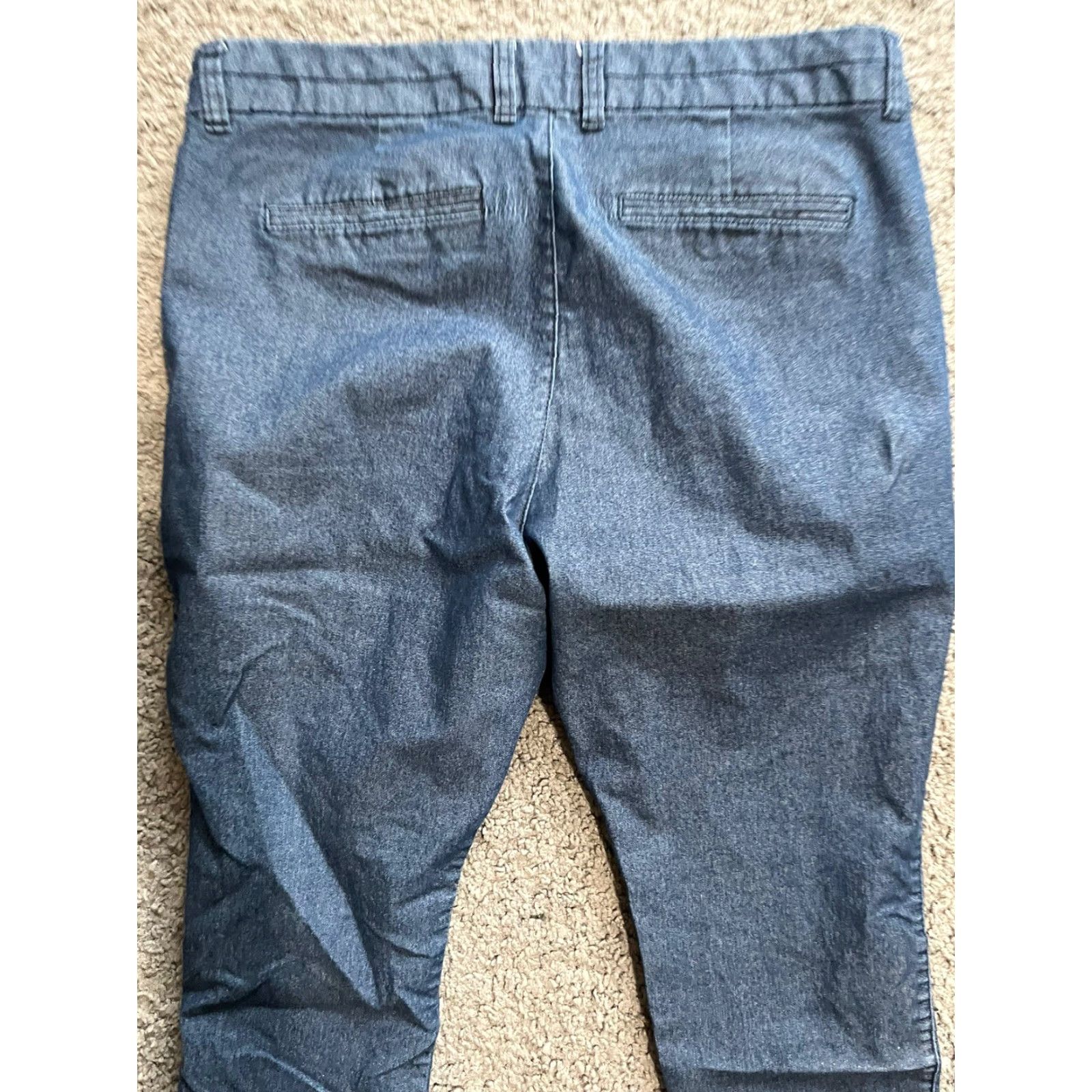 Gap VINTAGE Gap Slim City Cropped Pants 14R Women Blue Slimming Cropped City 90s Womens Size 36" / US 14 / IT 50 - 4 Thumbnail