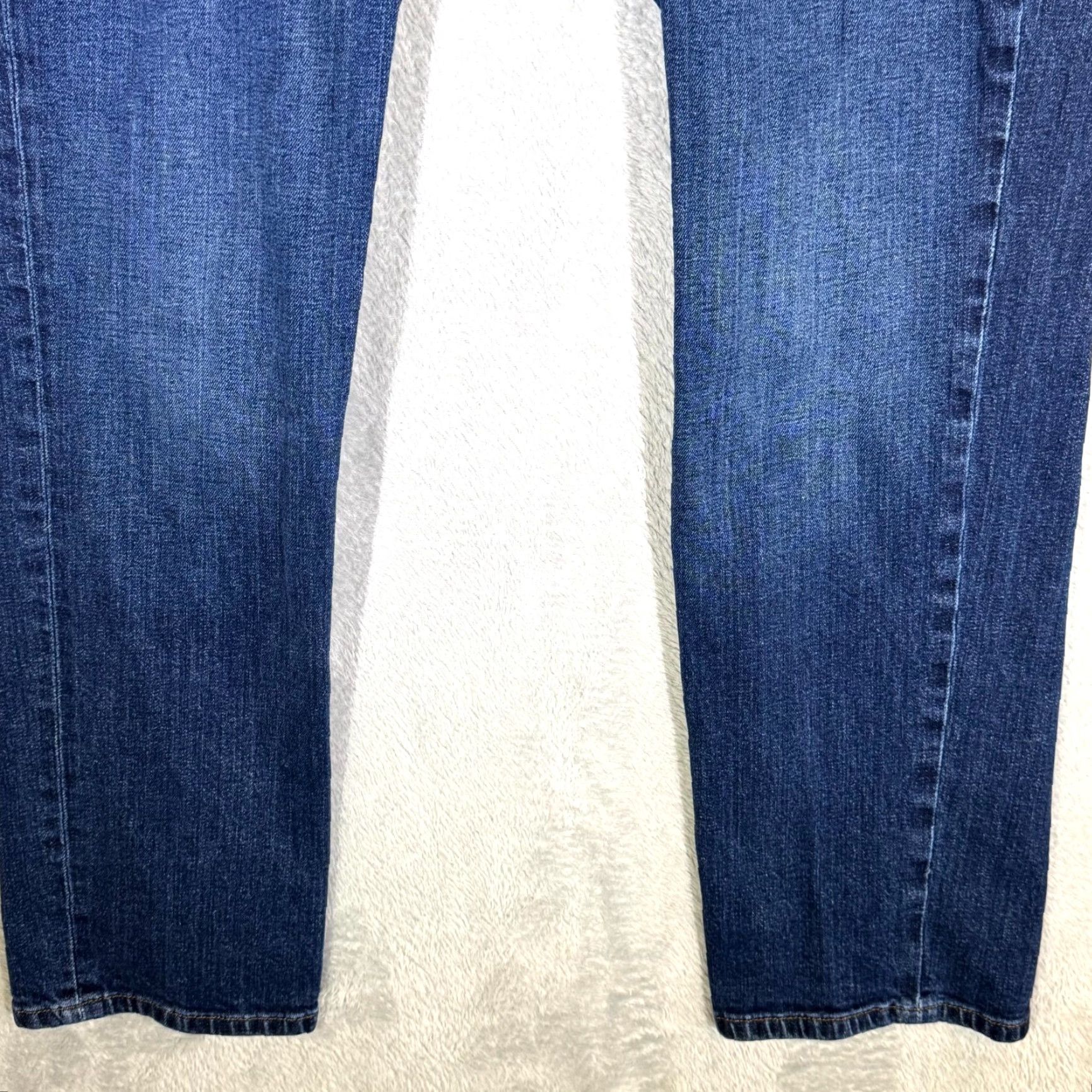 Lucky Brand Lucky Brand 221 Straight Jeans Men 38x30 Denim Blue Medium Wash Stretch Regular Fit Size US 38 / EU 54 - 6 Thumbnail