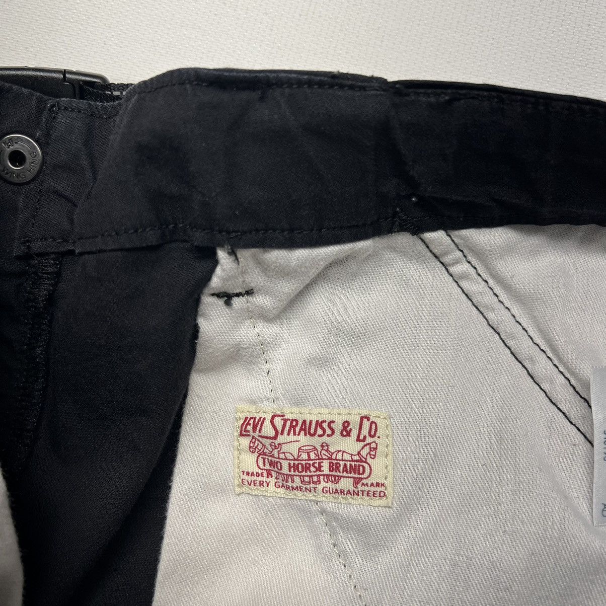 Levi's Levis Cargo Pants Black Carrier Baggy Tactical Utility Belt Size US 30 / EU 46 - 12 Thumbnail