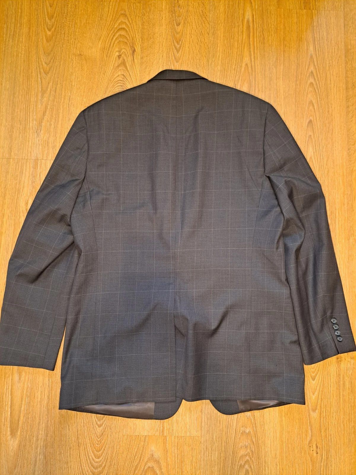 Polo Ralph Lauren Ralph Lauren Sport Coat Mens 44L Long Brown Wool Glen Plaid Size 44L - 7 Thumbnail