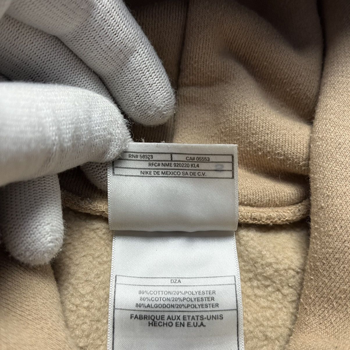 Nike Vintage Nike Central Swoosh Oversized Beige Hoodie Y2K Size US S / EU 44-46 / 1 - 6 Thumbnail
