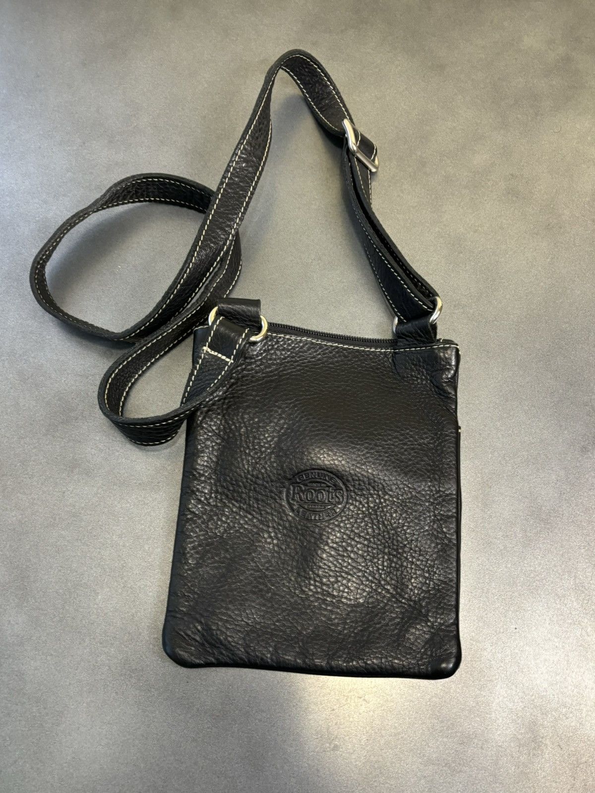 Roots Vintage Roots Leather Bag Crossbody Belt Bag Mini Messenger Size ONE SIZE - 6 Thumbnail