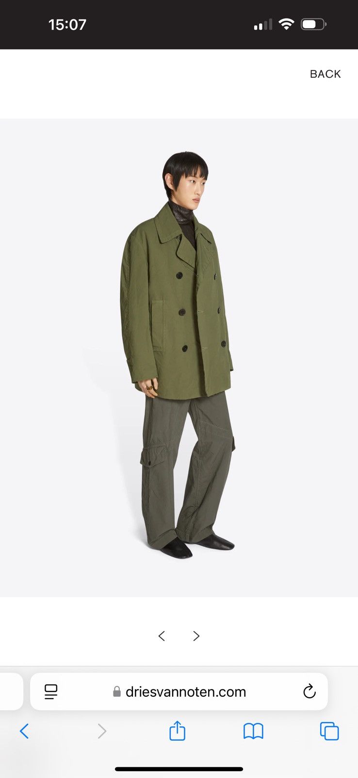 Dries Van Noten FW 24 25 double breasted coat new Size US L / EU 52-54 / 3 - 3 Thumbnail