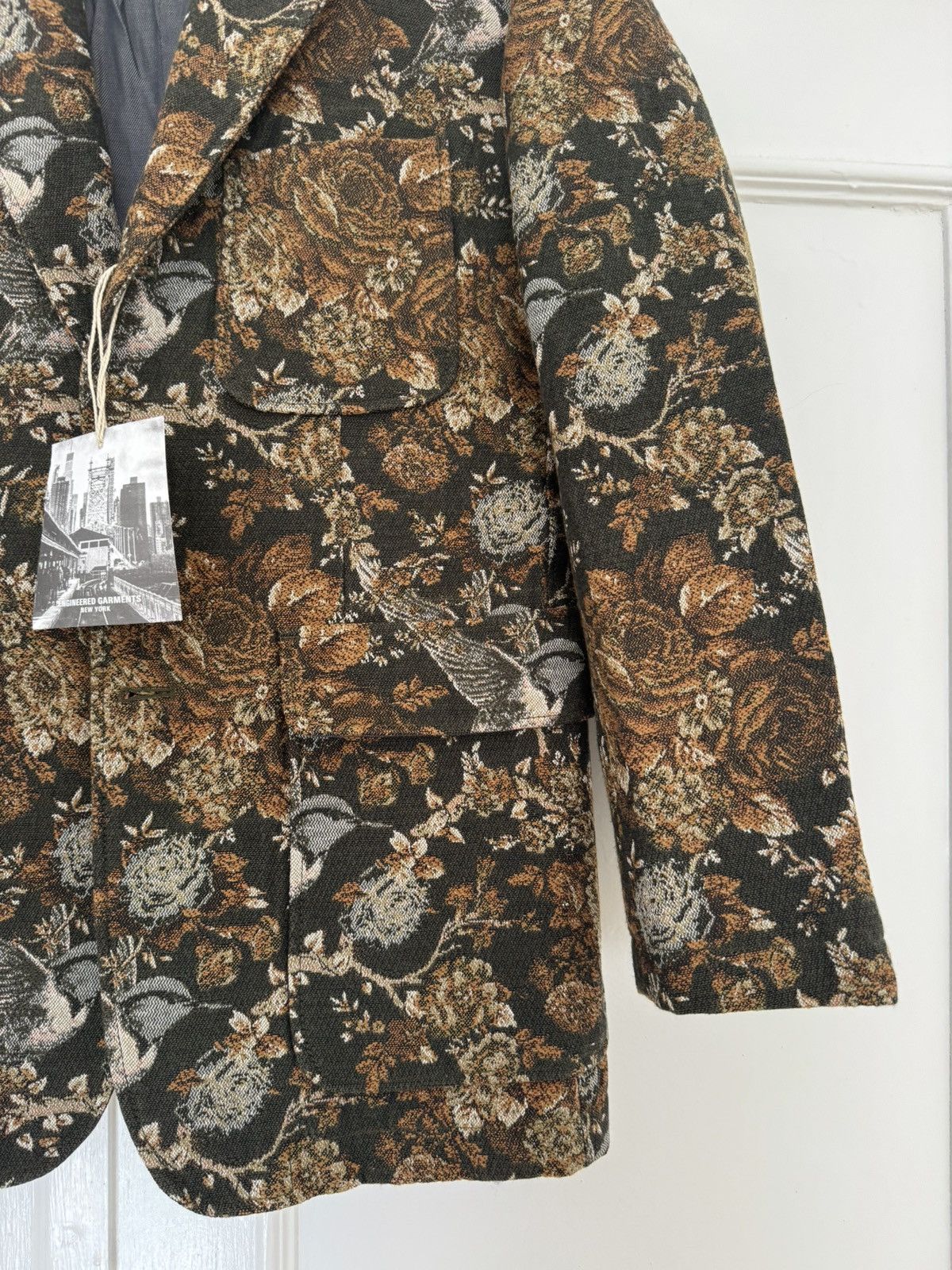 Engineered Garments Engineered Garments Baker Hummingbird Jacquard Jacket XS Size 36S - 5 Thumbnail
