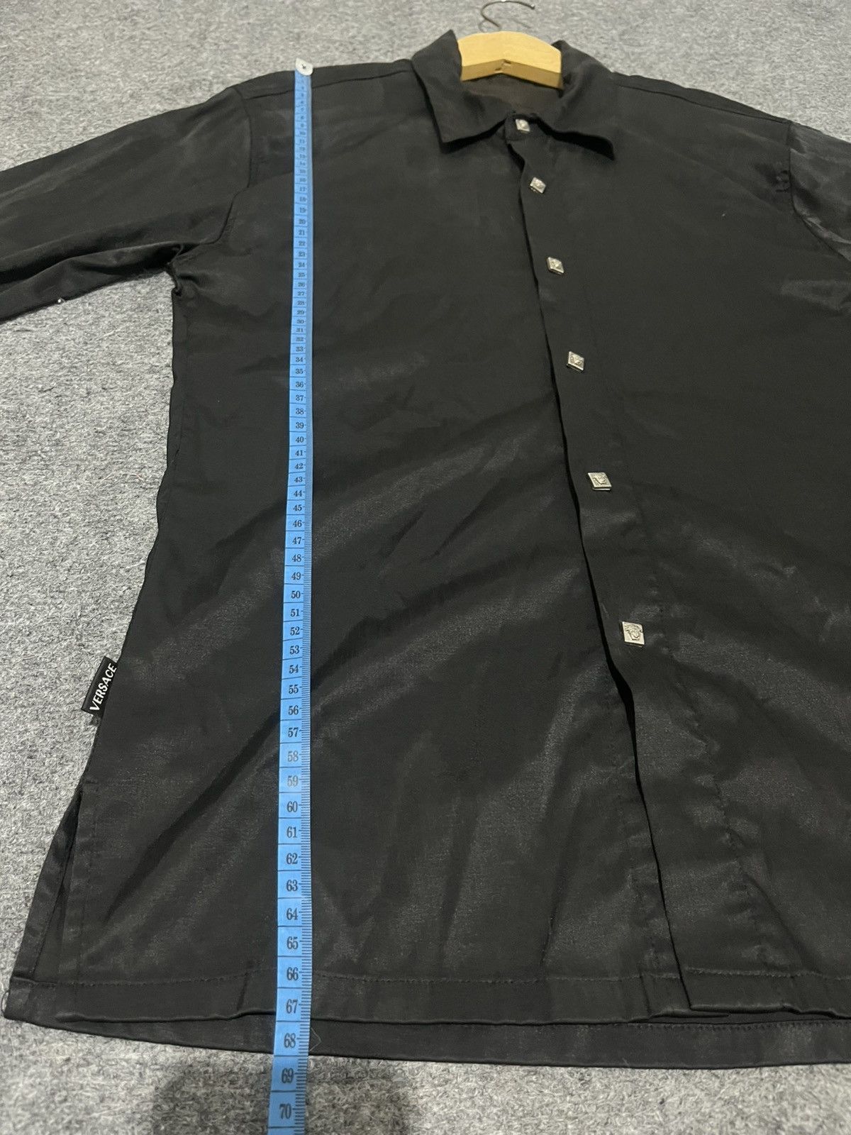 Versace Jeans Couture Versace Jeans Couture Vintage Black Shirt Silver Medusa Head Size US M / EU 48-50 / 2 - 10 Thumbnail