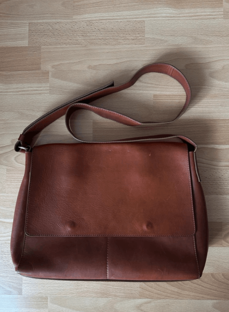 Leather × Maison Margiela × Vintage Maison Margiela Bag Leather Artisanal 2017 Shoulder Vintage Size ONE SIZE - 2 Thumbnail