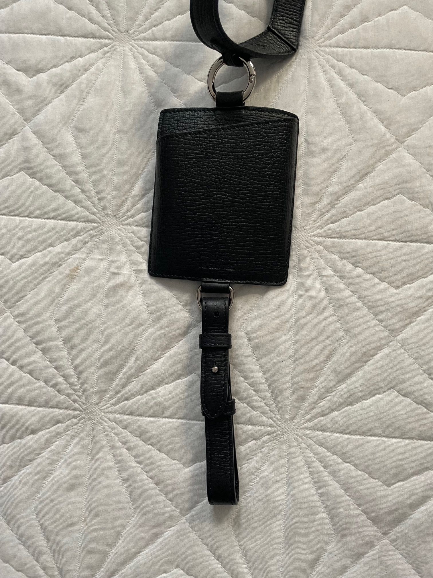 Jil Sander Jil Sander harness black leather bag journey wallet holder Size ONE SIZE - 2 Thumbnail
