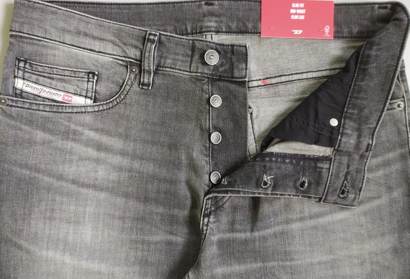Diesel Diesel D-LUSTER L.32 MENS JEANS T/9628 Size US 32 / EU 48 - 5 Thumbnail