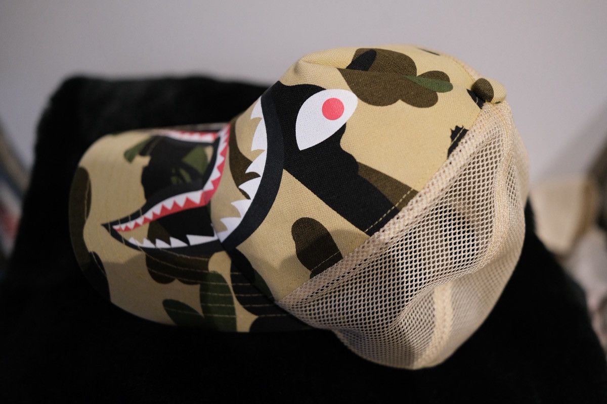 Bape Casquette BAPE A Bathing Ape Camo Shark Size ONE SIZE - 5 Thumbnail