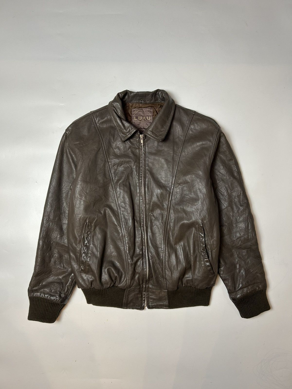 Designer × Japanese Brand LUAU ATSUKAWA SHUO LEATHER JACKET Size US L / EU 52-54 / 3 - 1 Thumbnail