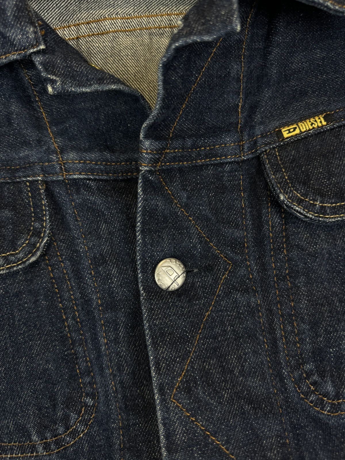 Diesel × Vintage Women’s Vintage Diesel Denim jacket bombers y2k rare Size L / US 10 / IT 46 - 6 Thumbnail