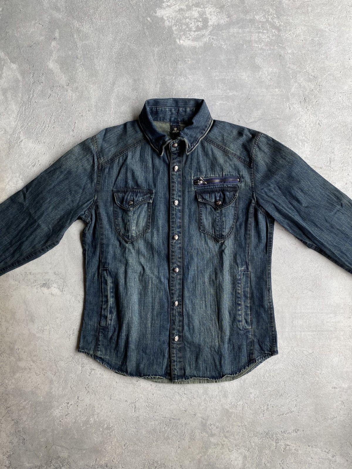 semanticdesign Semantic Design Denim Shirt Size L / US 10 / IT 46 - 2 Thumbnail