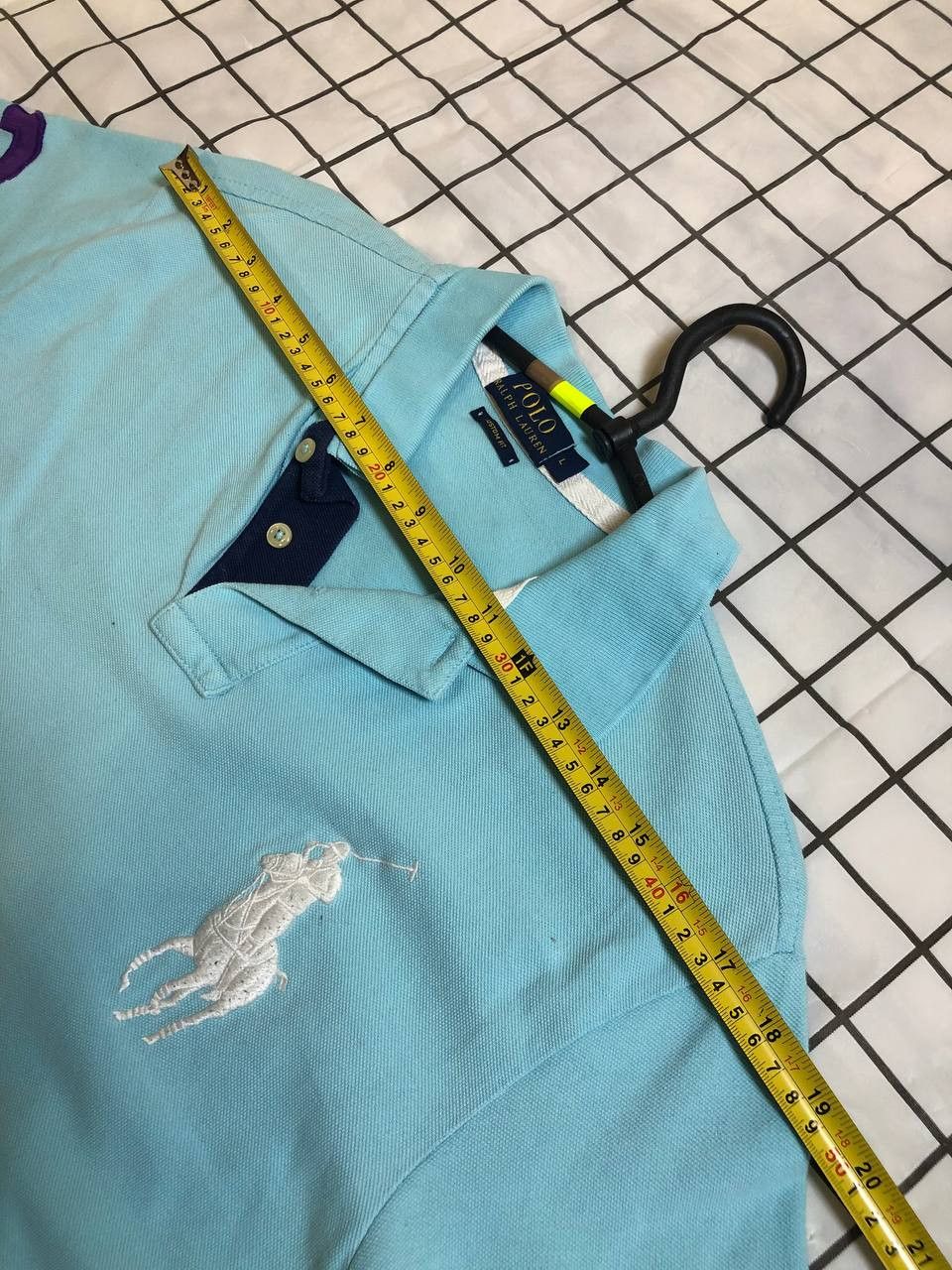 Polo Ralph Lauren Vintage Polo Ralph Lauren Blue Big Logo Size US L / EU 52-54 / 3 - 10 Thumbnail