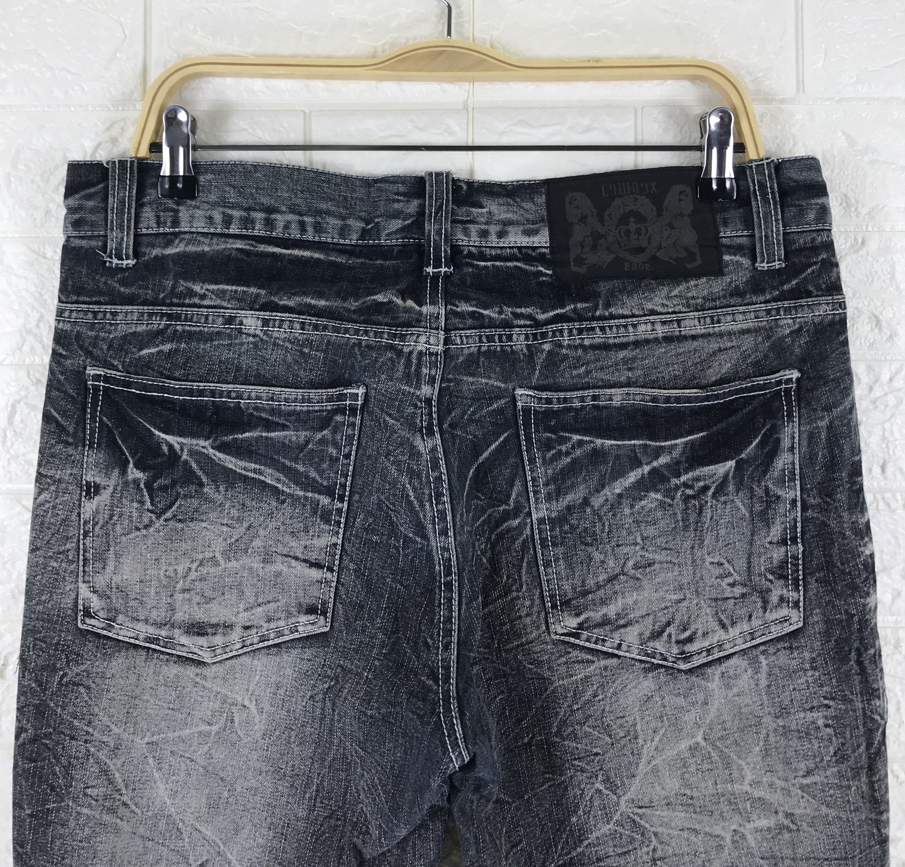 LOWBOX Lowbox Japan Claw Mark Distressed Faded Black Jeans Size US 34 / EU 50 - 6 Thumbnail