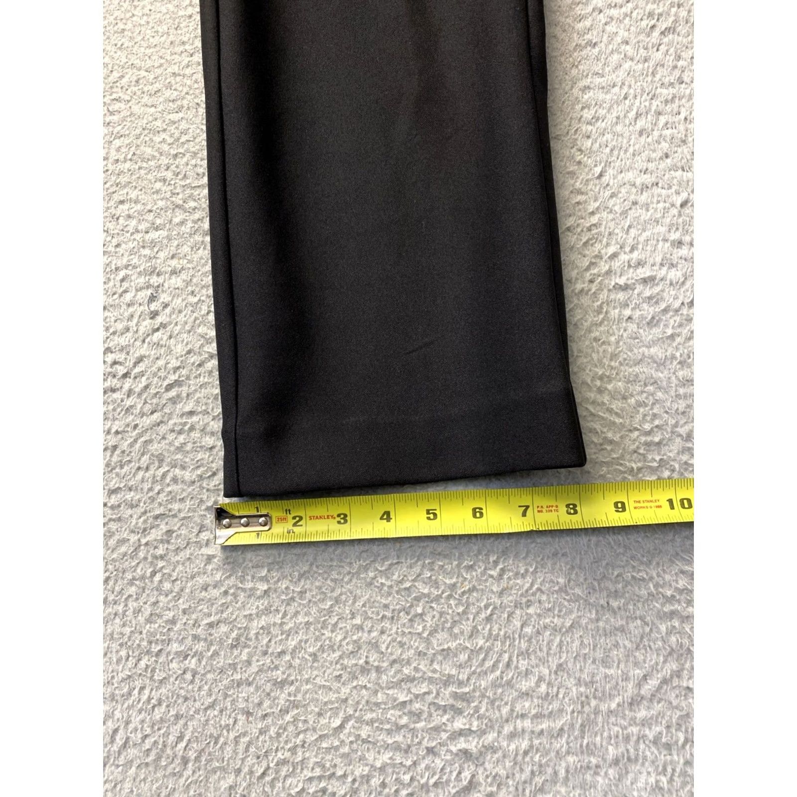 Nordstrom Nordstrom Rack Black Dress Pants Women XL Bootcut Pockets Flat Front Mid Rise Polyester Viscose Stretch Zip Dress Pants Size 40" / US 18 - 5 Thumbnail