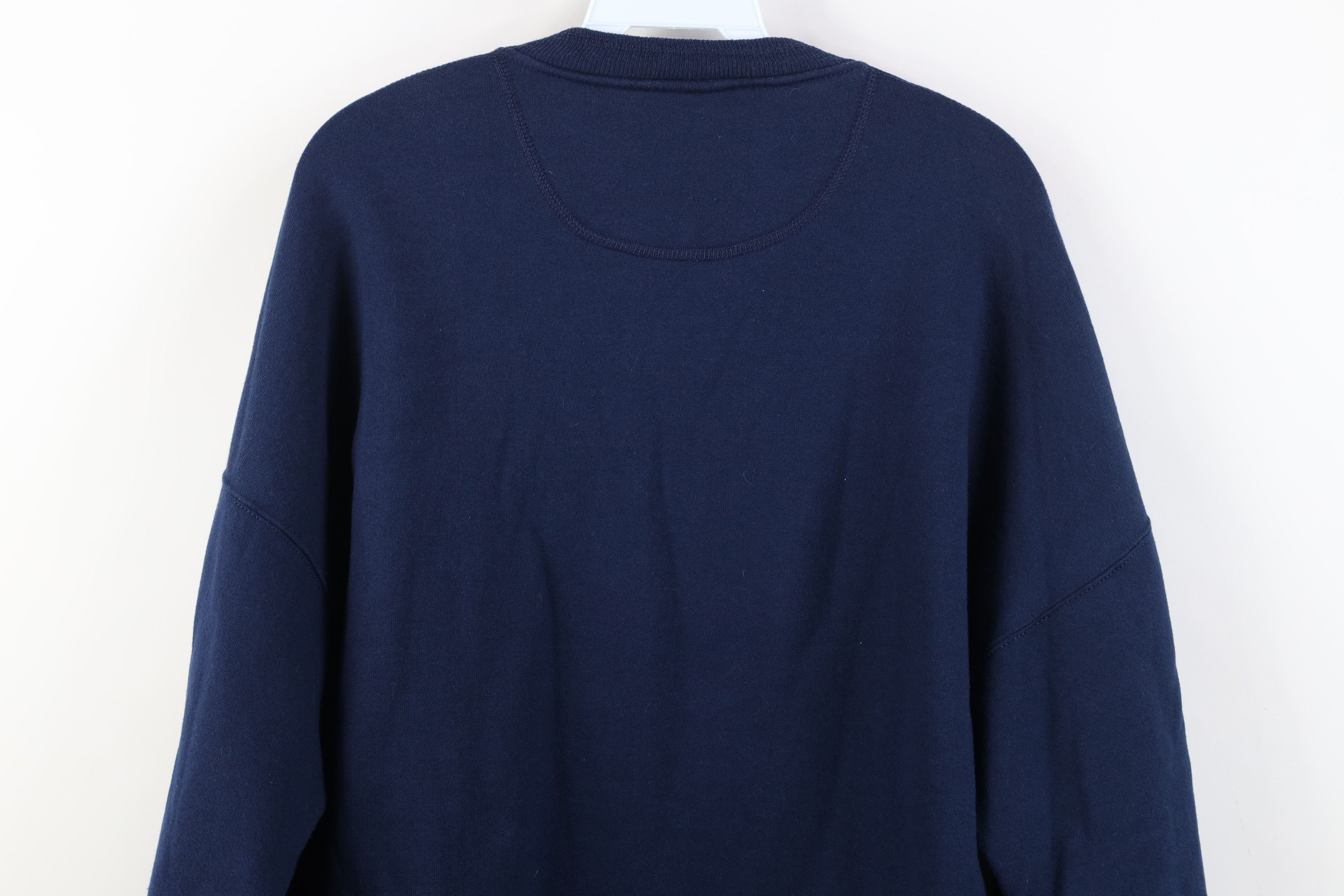 Russell Athletic Vintage 90s Russell Athletic Henley Sweatshirt Blue USA Size US L / EU 52-54 / 3 - 11 Thumbnail