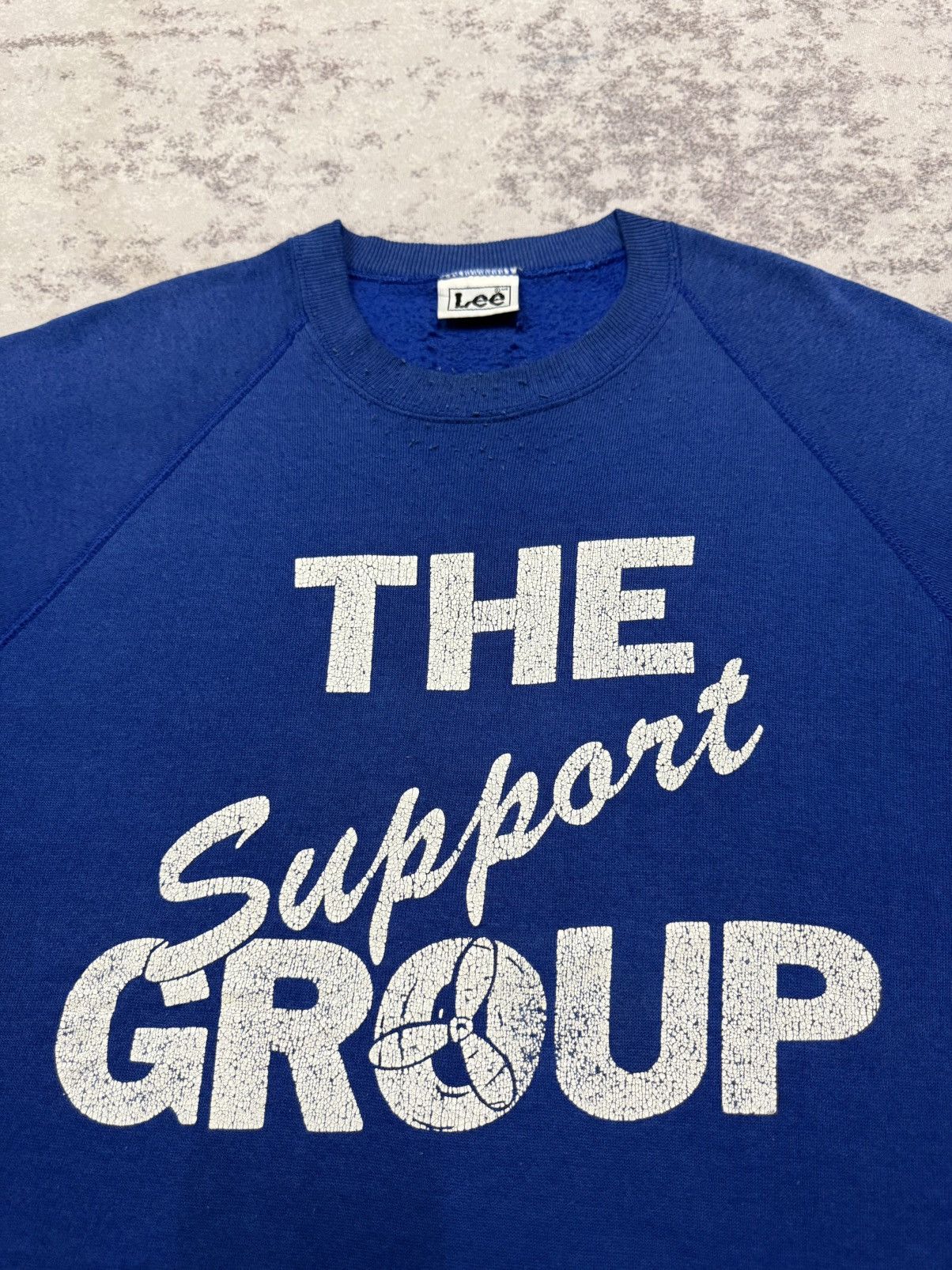 Lee Vintage 90s Lee The Suport Group Crewneck Sweatshirt Size US L / EU 52-54 / 3 - 5 Thumbnail