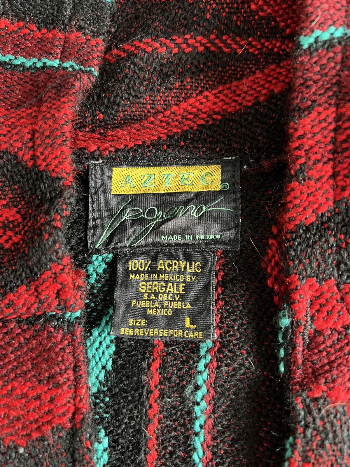 Native × Vintage Vintage Navajo Aztec Legend Native Jacket Size US L / EU 52-54 / 3 - 7 Thumbnail