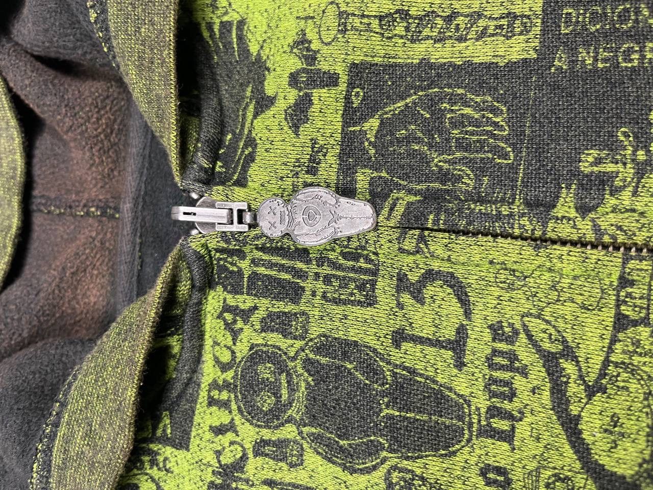 C1RCA Circa Green Fleece Graphic Full Zip Hoodie Men's Size S Size US S / EU 44-46 / 1 - 7 Thumbnail