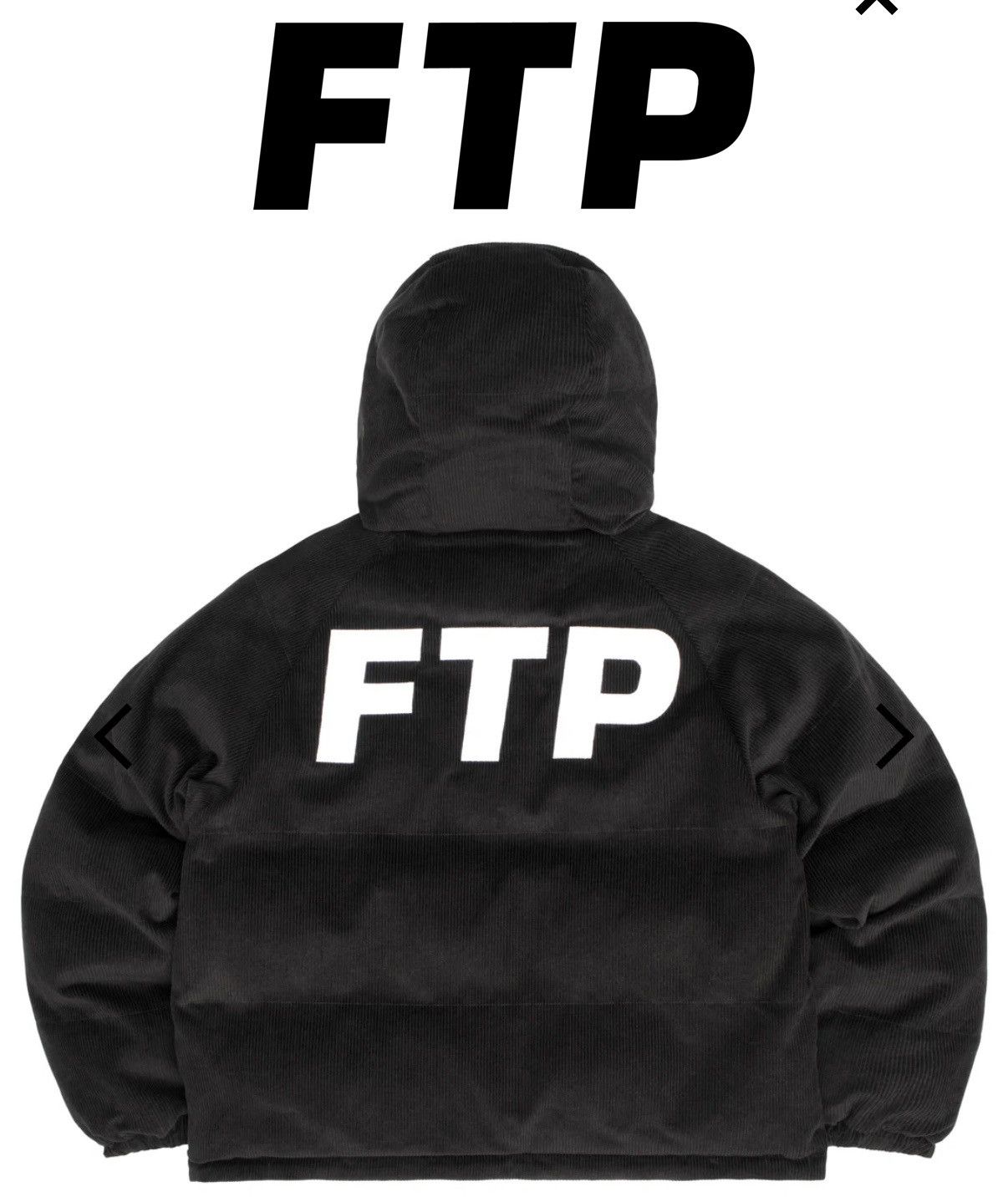Fuck The Population FTP Corduroy Reversible Logo Puffer size Medium Size US M / EU 48-50 / 2 - 2 Thumbnail