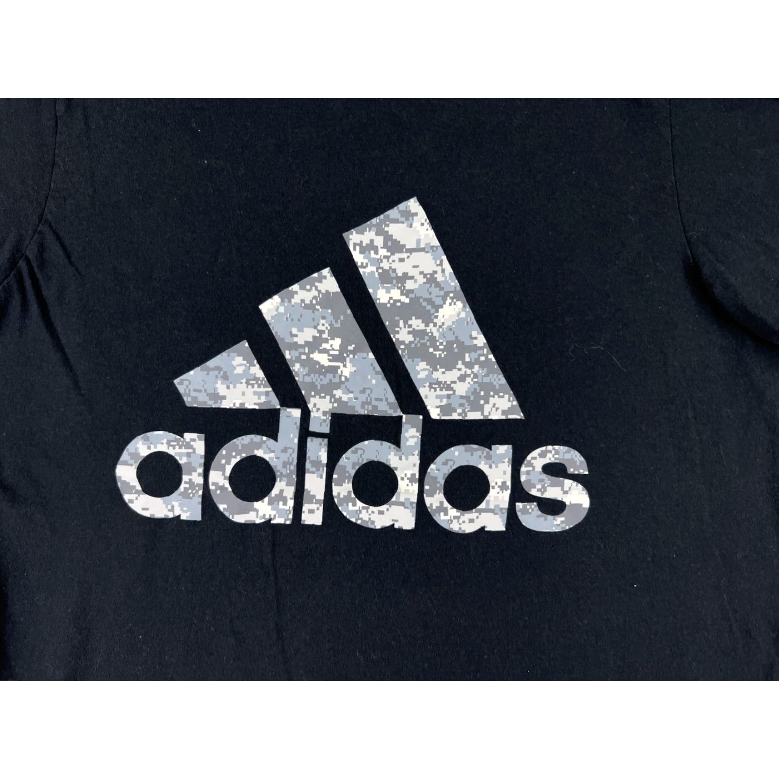 Adidas Adidas Shirt Men Medium Black Digital Camo Logo Short Sleeve Brand Cotton Crew Size US M / EU 48-50 / 2 - 3 Thumbnail