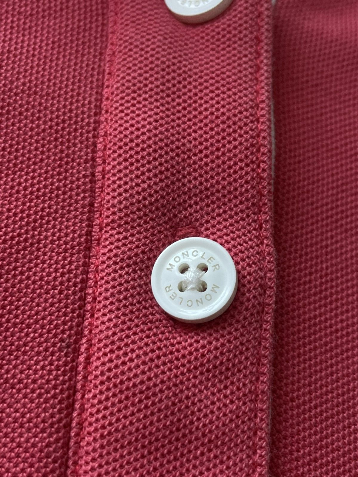 Moncler Moncler Polos T-Shirt Coral Womens Size L / US 10 / IT 46 - 7 Thumbnail