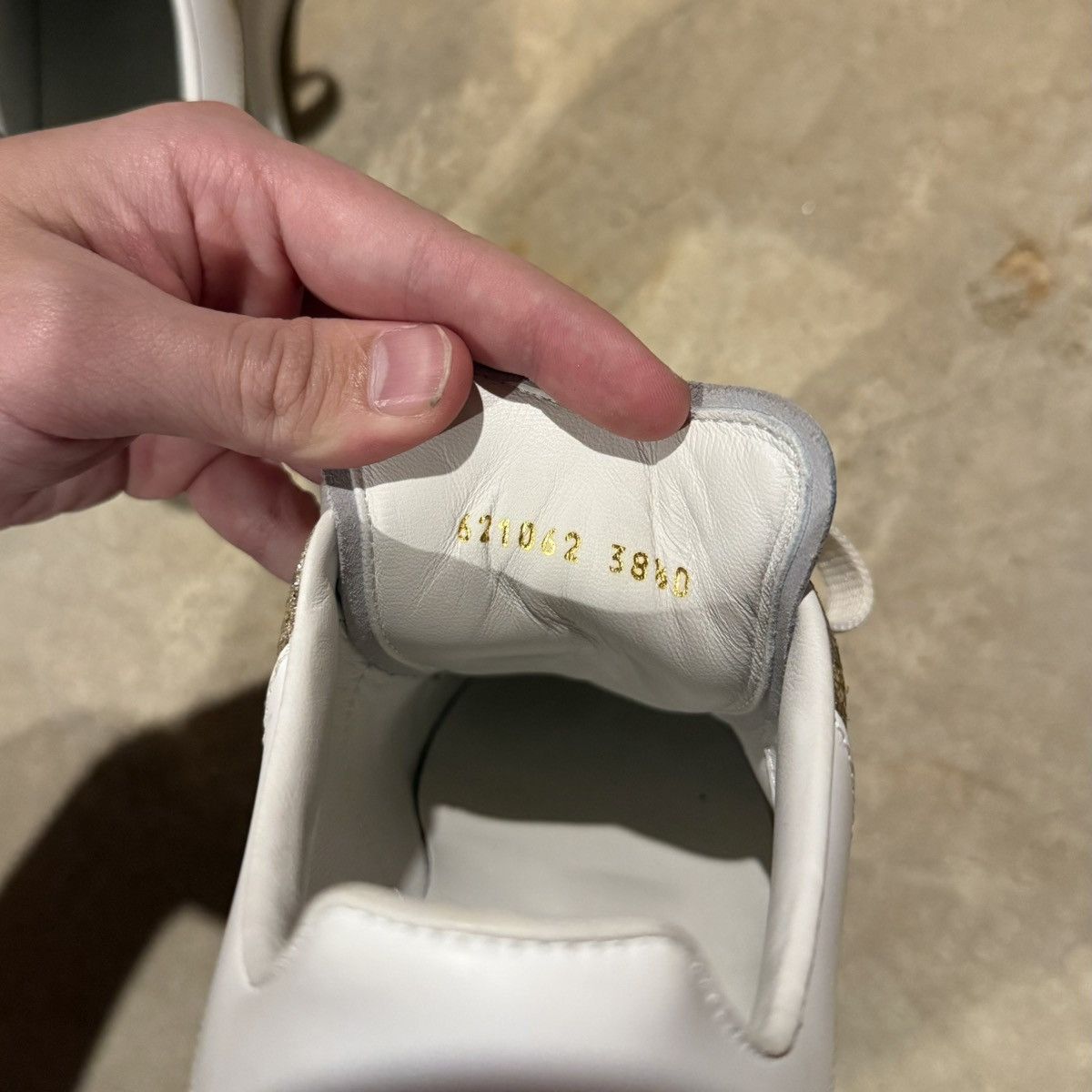 Alexander McQueen Alexander McQueen Oversized Sneaker Calico Gold Glitter US 6 Size US 6.5 / EU 39-40 - 16 Thumbnail