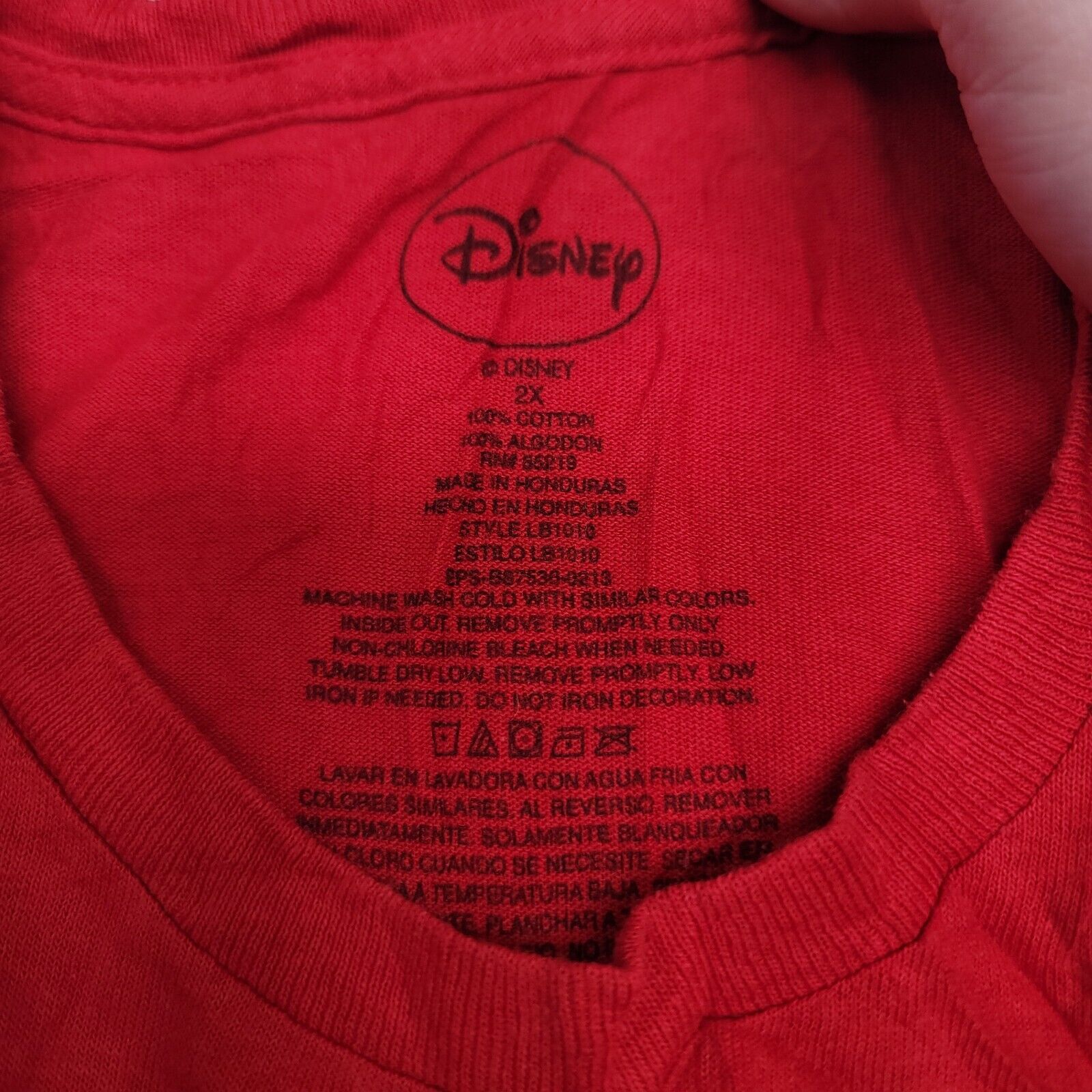Disney Disney World 2013 Graphic Pullover Shirt Mens Size 2X Red Size US XXL / EU 58 / 5 - 4 Thumbnail