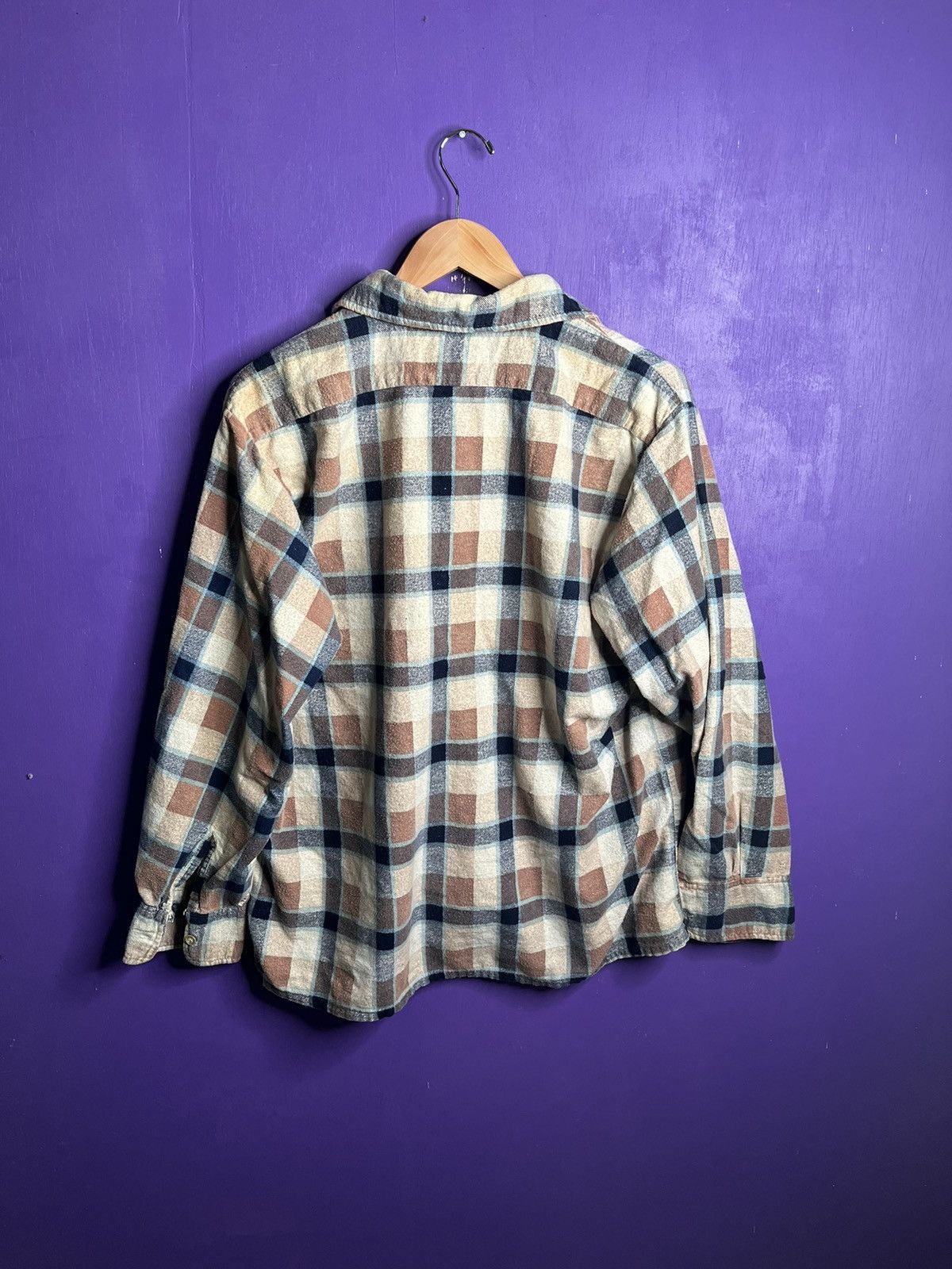 Vintage Vintage 80s Tom Taylor custom flannel shirt Size US L / EU 52-54 / 3 - 2 Thumbnail