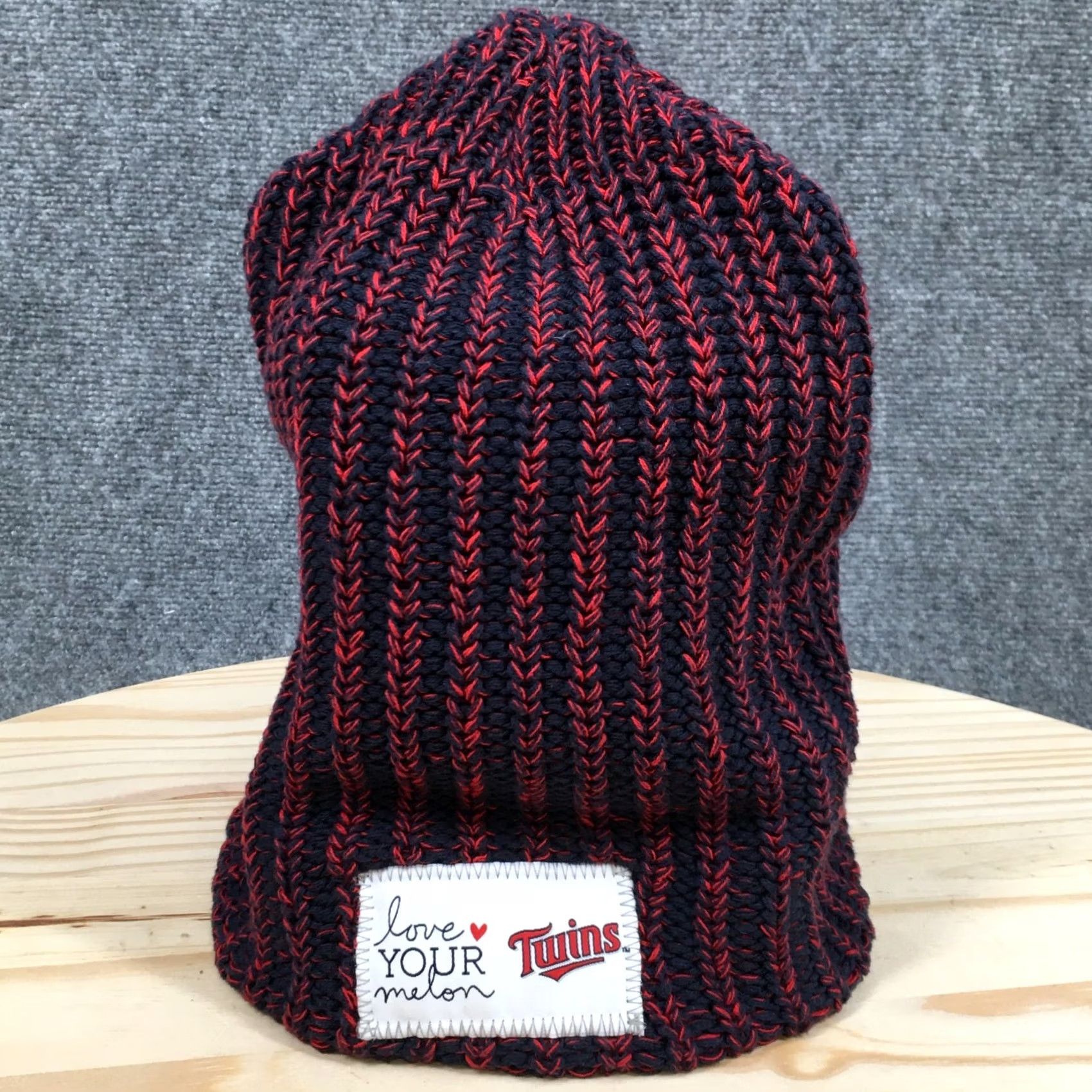 Twins Love Your Melon Minnesota Twins Winter Beanie Hat Unisex One Size Knitted Purple Size ONE SIZE - 2 Thumbnail