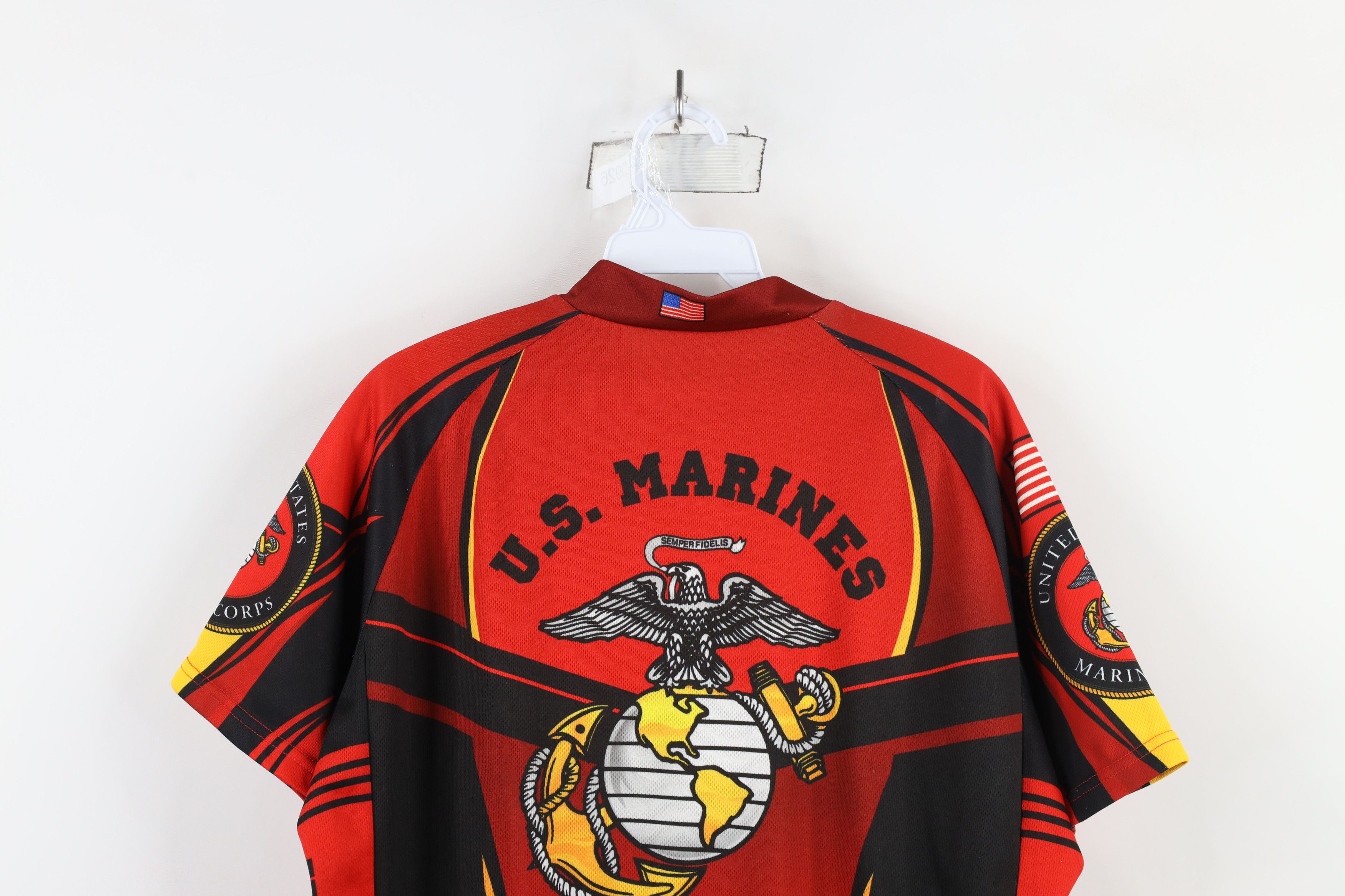 Vintage Vintage Primal US Marines All Over Print Cycling Jersey Size US L / EU 52-54 / 3 - 14 Thumbnail