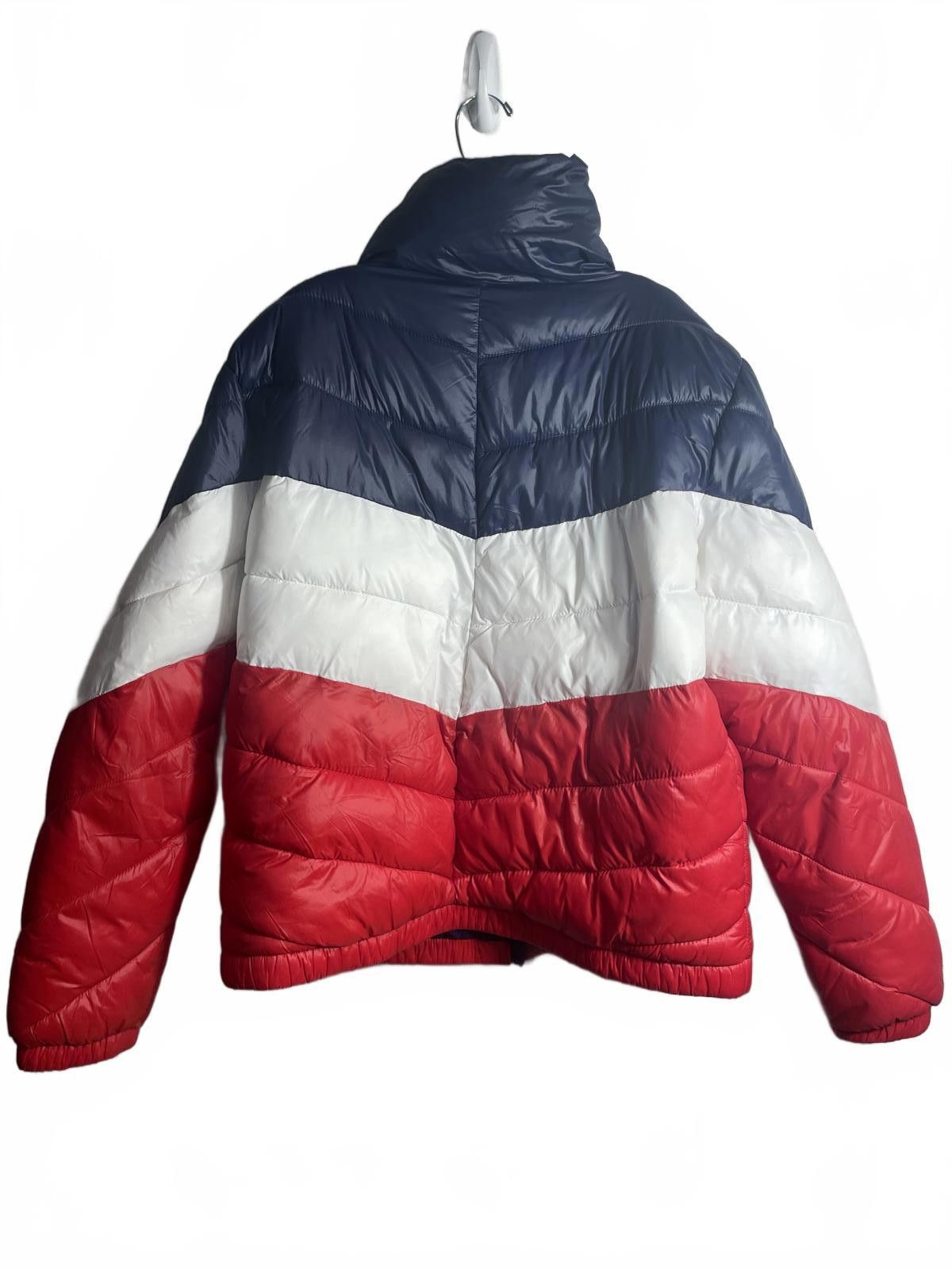 Tommy Hilfiger Tommy Hilfiger Puffer Coat Women's Large Sporty Colorblock Size L / US 10 / IT 46 - 4 Thumbnail
