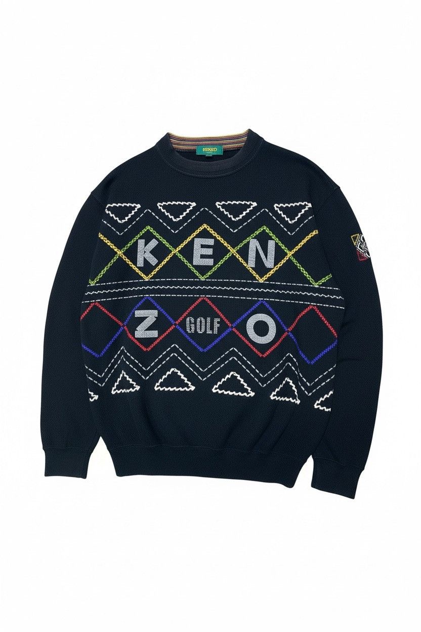 Kenzo Vintage Kenzo Golf Sweatshirt Size US M / EU 48-50 / 2 - 2 Thumbnail