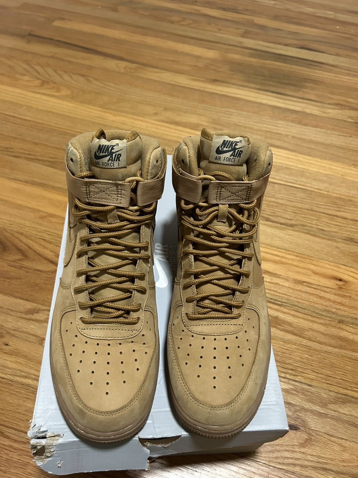Nike Nike Air Force 1 High ‘07 LV8 Flax Wheat size 11 Size US 11 / EU 44 - 4 Thumbnail
