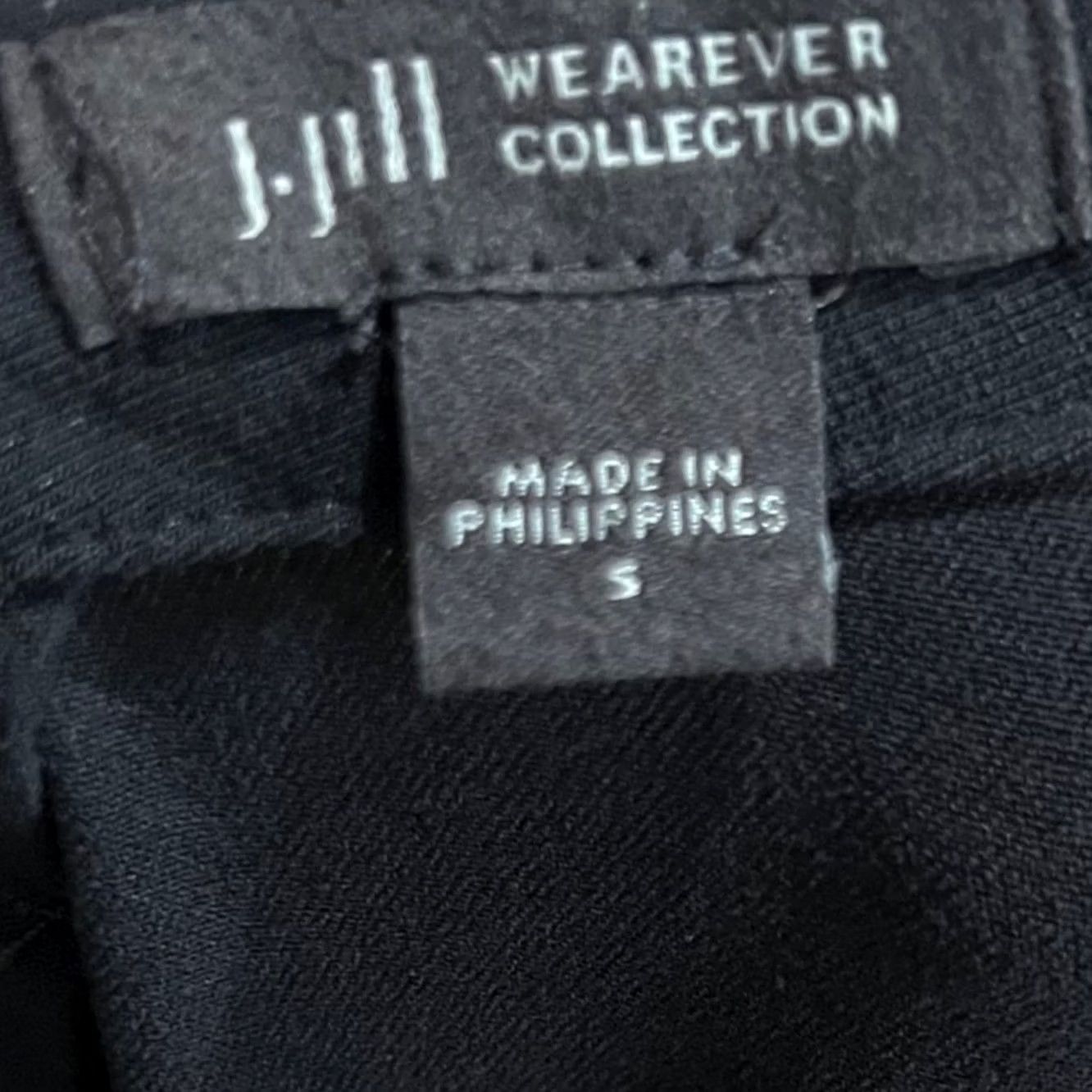 J. Jill J. Jill Wearever Dress V-Neck 3/4 Sleeve Black Women’s Size S Casual Pockets Size S / US 4 / IT 40 - 7 Thumbnail