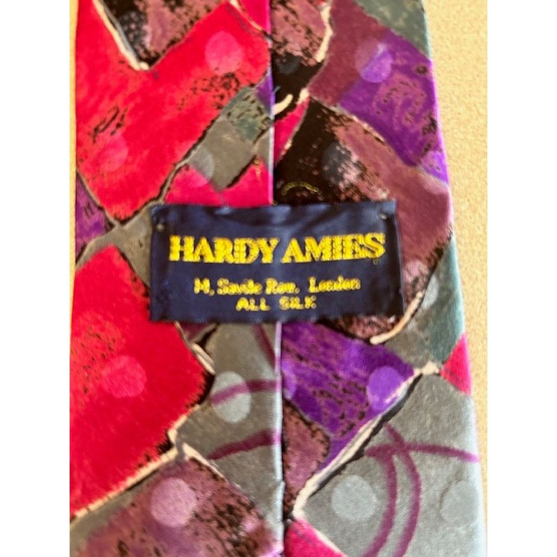 Hardy Amies Vintage Hardy Amies All Silk Ties Set of 3 1990s Savile Row Size ONE SIZE - 5 Thumbnail