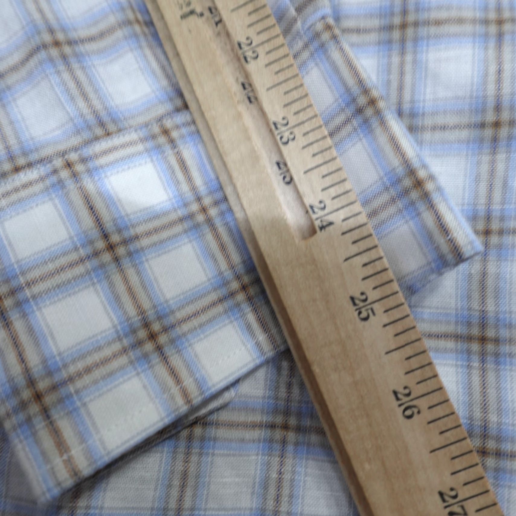 Neiman Marcus VINTAGE? Neiman Marcus Shirt XL Gray Plaid Long Sleeve Linen Blend Shirt, Button-Up, Pockets, Neiman Marcus, Men, Regular Fit Size US XL / EU 56 / 4 - 8 Thumbnail