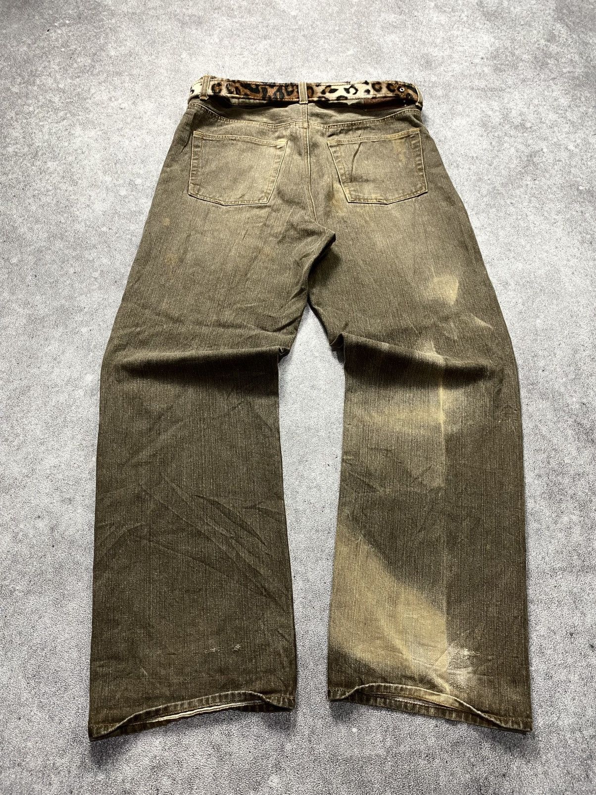 Le Grande Bleu (L.G.B.) 2000s Brooklynmint distressed wash jean pant Size US 36 / EU 52 - 2 Thumbnail