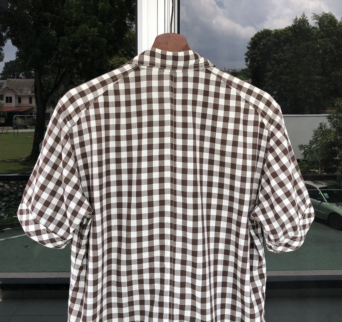 Burberry Burberry London Blue Label Mens Checkered Short Sleeve Shirt Size US M / EU 48-50 / 2 - 8 Thumbnail