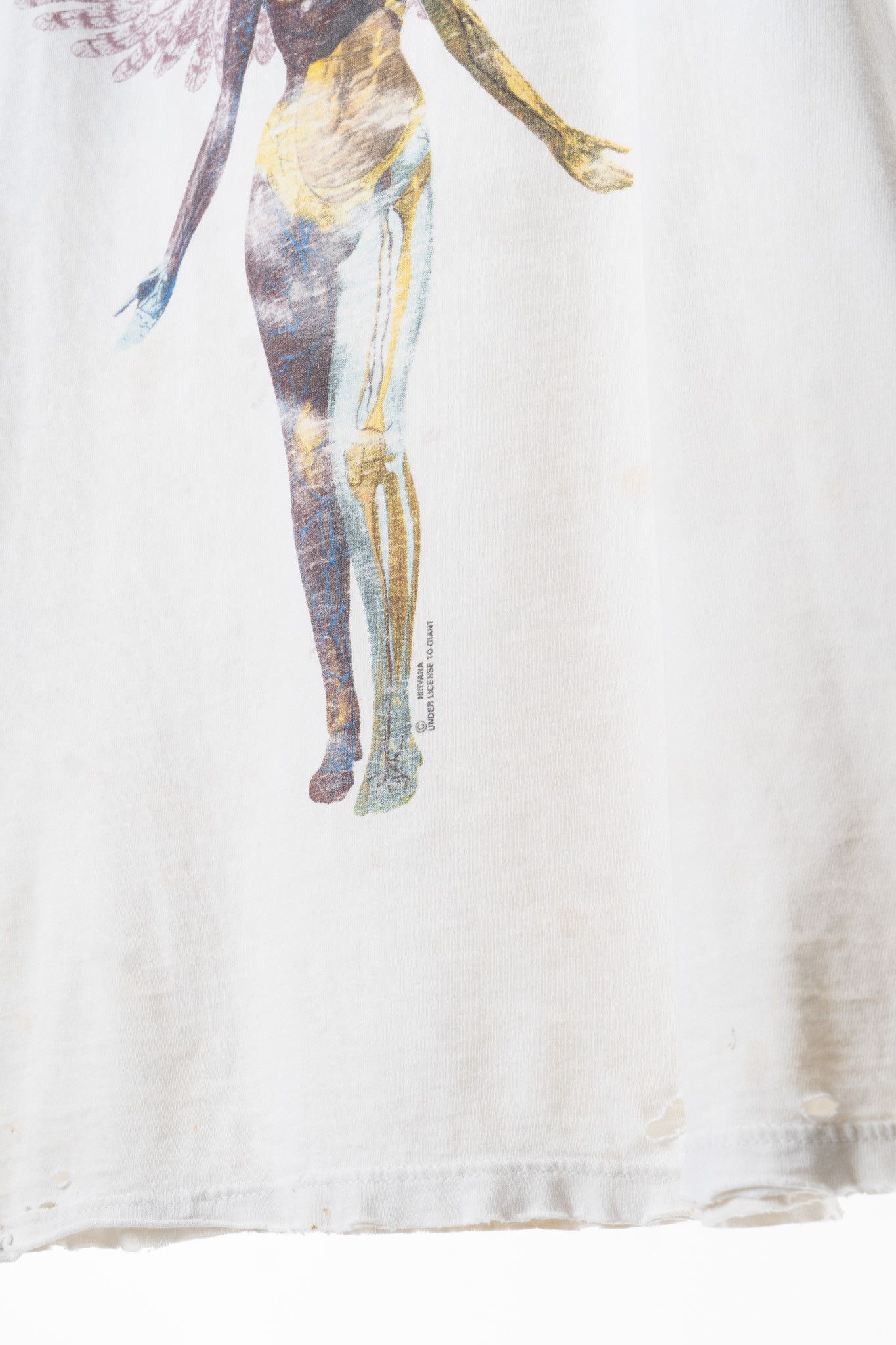 Vintage VINTAGE 1993 NIRVANA ‘IN UTERO’ THRASHED BANDT-SHIRT Size US XL / EU 56 / 4 - 6 Thumbnail