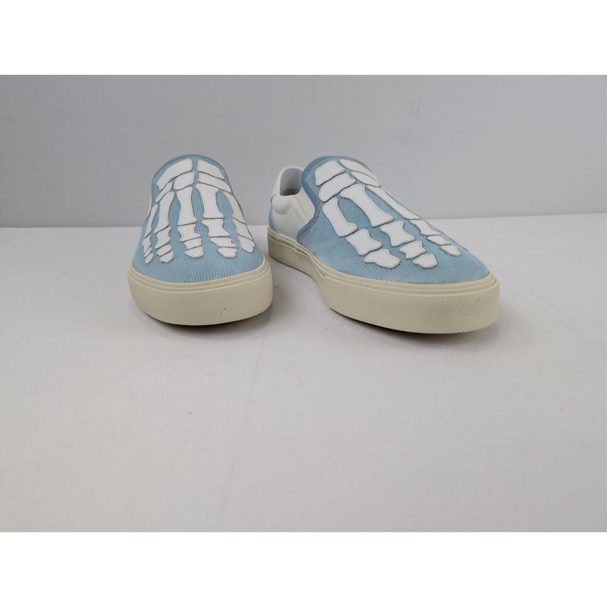 Amiri o1rshd1 Corduroy Skel Toe Slip On in Light Blue/White Size US 13 / EU 46 - 5 Thumbnail