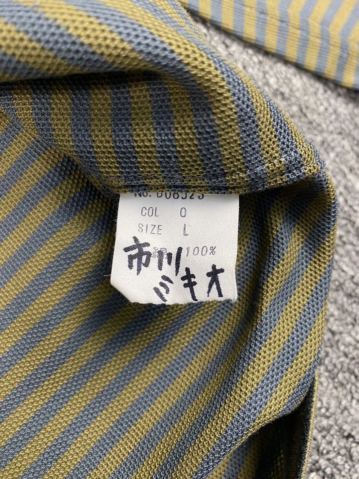 Christian Dior Monsieur × Designer × Vintage Vintage Christian Dior Monsieur Stripe Pocket Polo Size US M / EU 48-50 / 2 - 10 Thumbnail