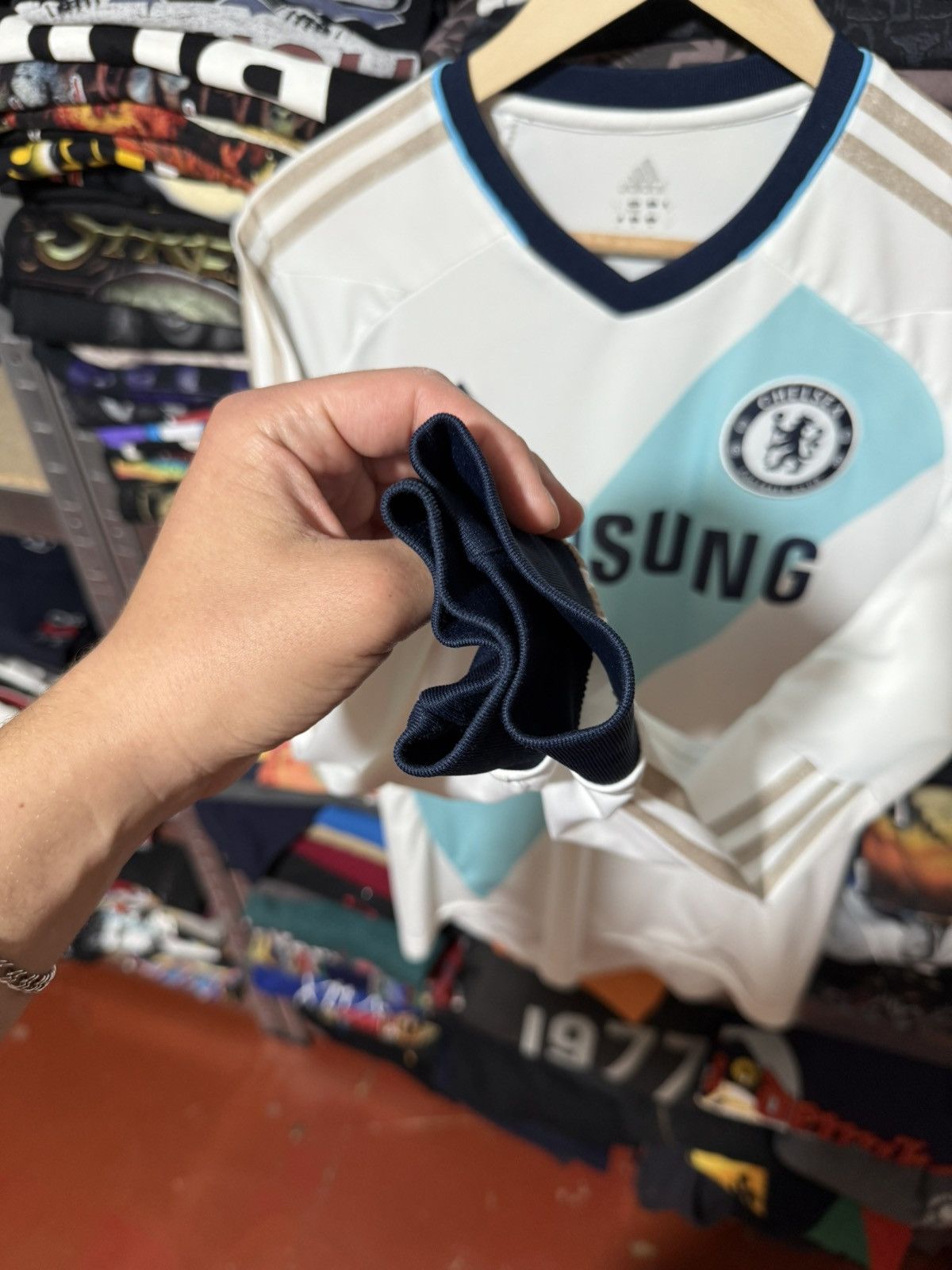 Adidas Adidas 2012 2013 FC Chelsea Away Lampard Soccer Jersey Size US S / EU 44-46 / 1 - 8 Thumbnail