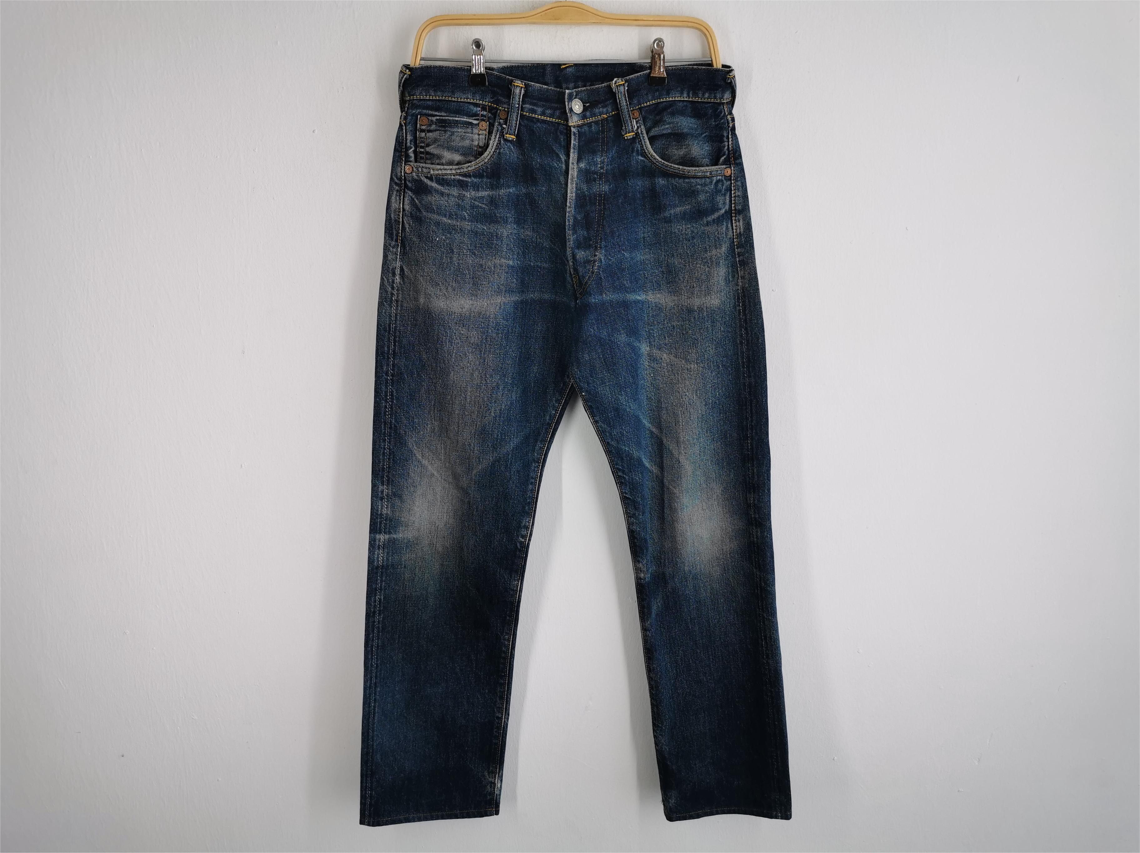 Evisu Vintage Evisu No.2 Selvedge Denim Seagull Pocket Logo Size US 29 - 2 Thumbnail