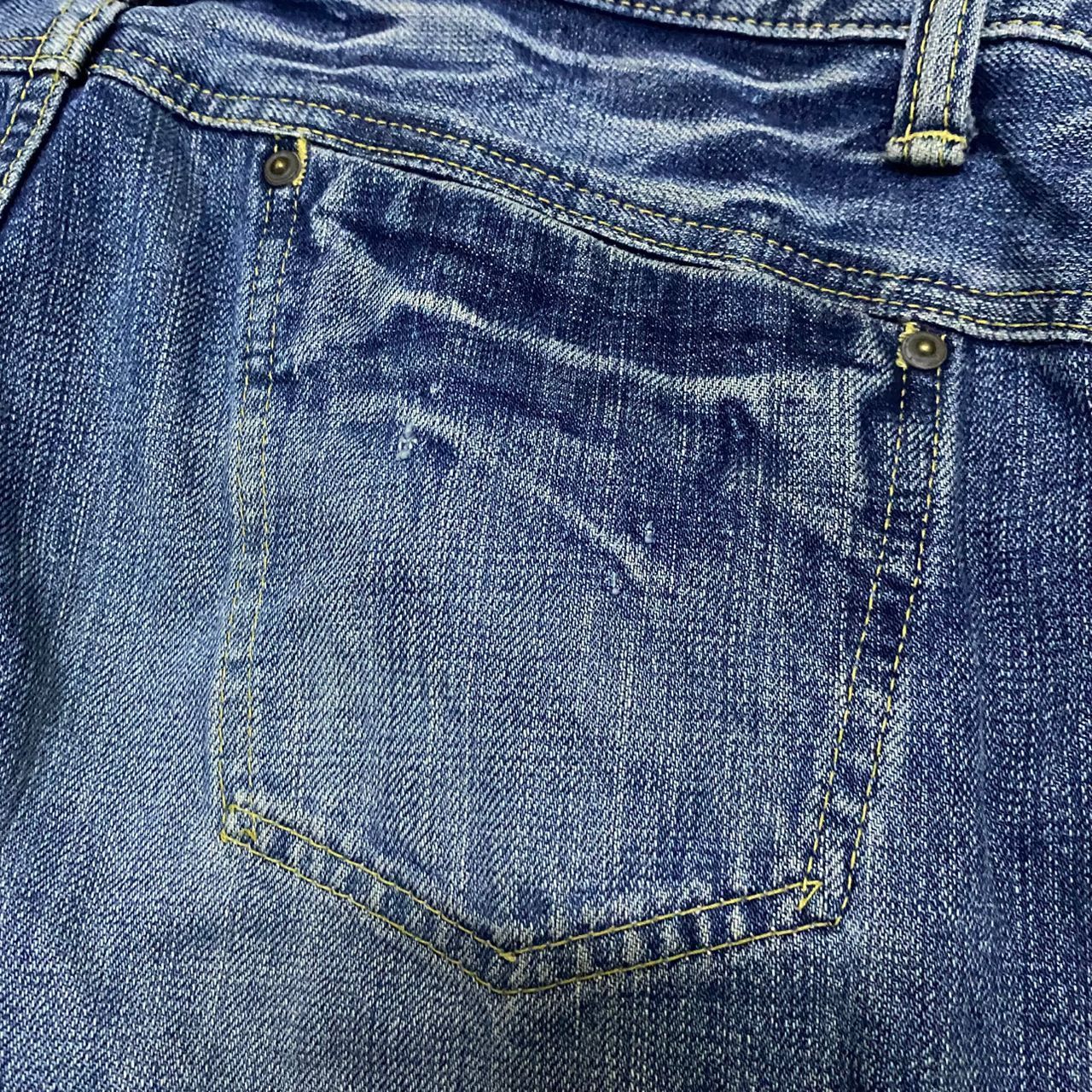 If Six Was Nine 💥Best Offet💥Vintage Quadro Medio Flare Denim Size US 33 - 11 Thumbnail