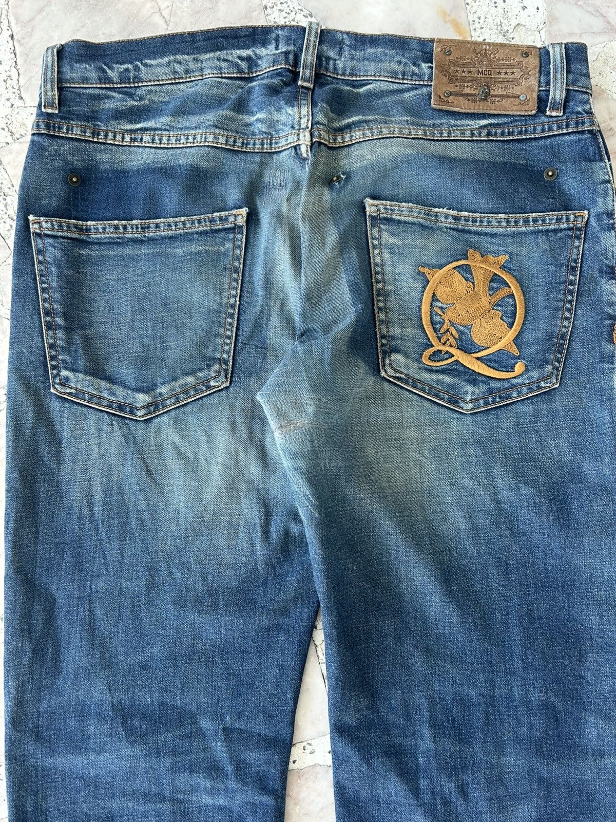 MCQ Alexander Mcqueen Vintage Swallow Pocket Jeans Size US 34 / EU 50 - 9 Thumbnail