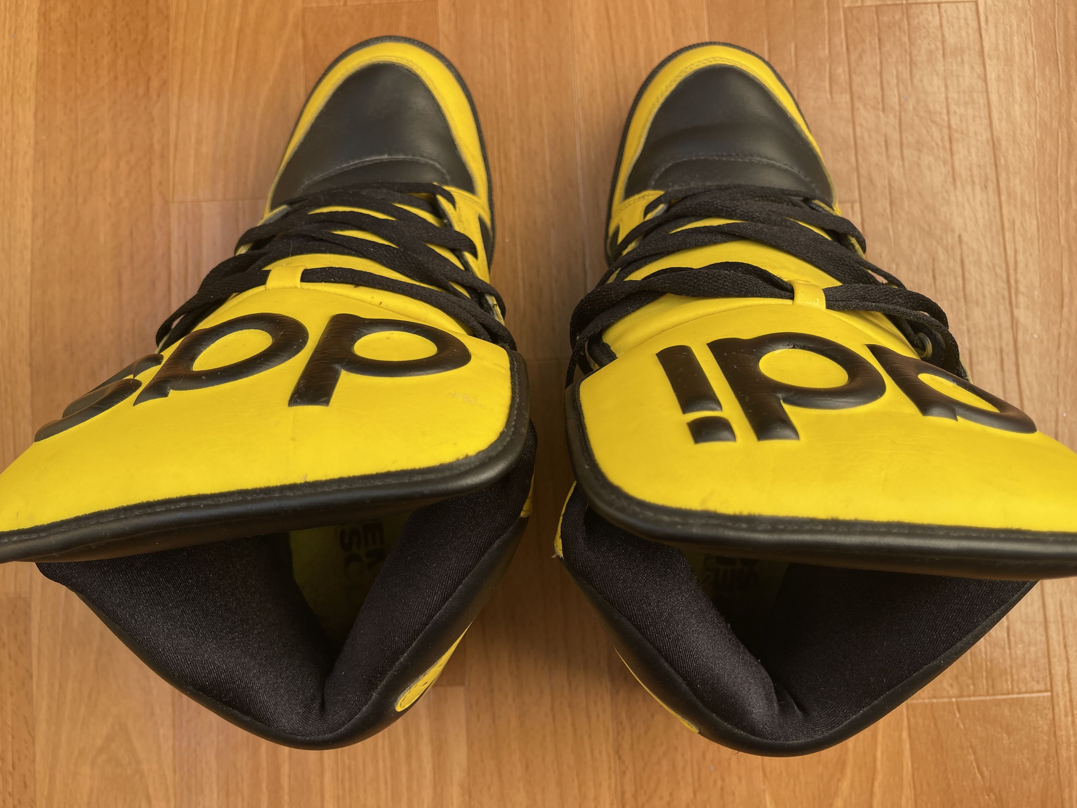 Adidas × Jeremy Scott Adidas sneakers Jeremy Scott Instinct Top shoes ObyO V24530 Size US 10 / EU 43 - 10 Thumbnail